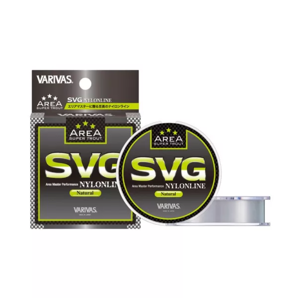 Żyłka główna monofilowa Varivas Super Trout Area SVG 150m 0,128mm 3,5lb Natural