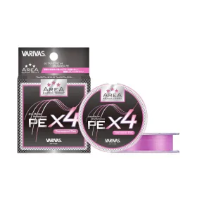   Varivas Super Trout Area PE X4 Tournament Pink #0,15 75m 4lb pleciona żyłka główna