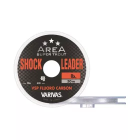   Varivas Super Trout Area VSP Fluorocarbon ShockLeader 30m 0,148mm 4lb Przypon Fluorocarbonowy