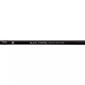   Mikado Black Crystal M Spin 6-26gr 2,23m 2-częściowa Wędka Spinningowa