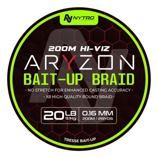 Nytro Aryzon Hiviz Bait-Up Braid 0,16mm Plecionka Główna 200m