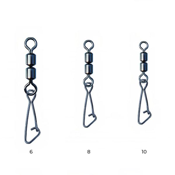 Nytro Connex Double Feeder Swivel With Hooked Snap 8 Forgókapocs 8db