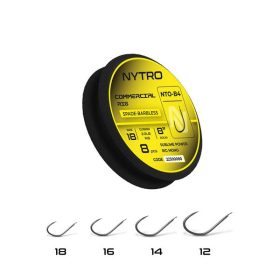   Nytro NTO4 Commercial 12 0,13mm 20cm Przypon Gotowy Z Łopatką, Bez Zadzioru 8 szt.