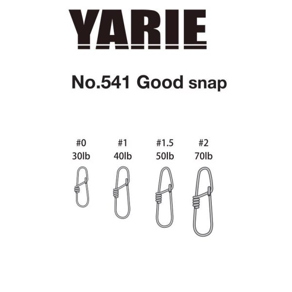 Yarie 541 Good Snap 40lb 1 Agrafka 9szt