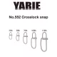 Yarie 552 Crosslock Snap 150lb Agrafka 7szt