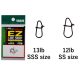 Yarie 555 Micro Ez Line Snap 13lb SS Zapięcie 8szt