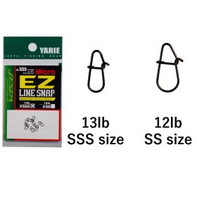 Yarie 555 Micro Ez Line Snap 13lb SSS Zapięcie 8szt