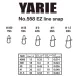 Yarie 558 Ez Line Snap 46lb 2 Zatrzask 11szt.
