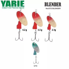 Yarie 672 Blender 3,5gr SP8 Green Grade Obrotówka