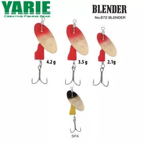 Yarie 672 Blender 4,2gr SP4 Black/Yellow Obrotówka