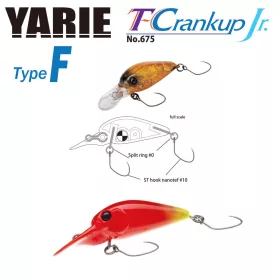   Yarie 675 T-Crankup Jr Type F 2,8cm 1,8gr C23 Eliringo Wobler
