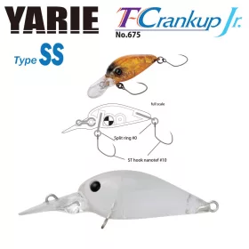 Yarie T-Crankup Jr 675 Type SS 2,8cm 2,1gr C1 Clear Wobler