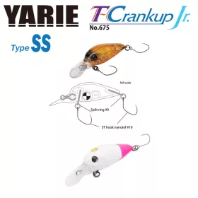  Yarie 675 T-Crankup Jr Type SS 2,8cm 2,1gr C25 Siro Pino Wobler
