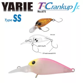   Yarie T-Crankup Jr 675 Type SS 2,8cm 2,1gr C4 Stubakihime Wobbler
