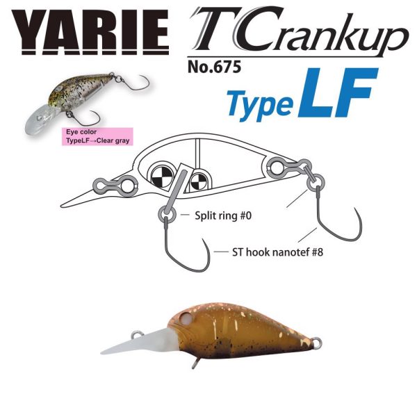 Wobler Yarie T-Crankup 675 Type LF 3,5cm 2,6gr C5 Mastupelle