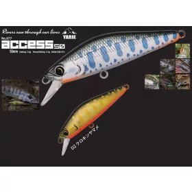 Yarie 677 Access HS 50mm 4,3gr D2 Black Gold Yamame Wobler