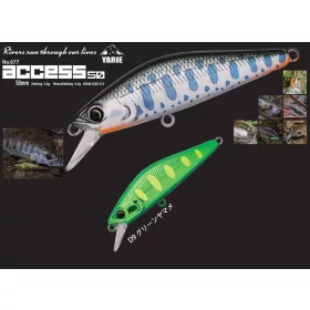 Yarie 677 Access HS 50mm 4,3gr D9 Green Yamame Wobler