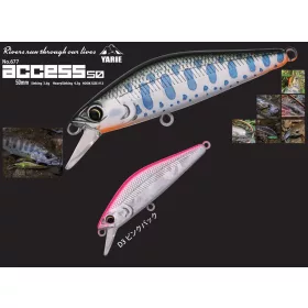 Yarie 677 Access S 50mm 3,6gr D3 Różowy Tył Wobler