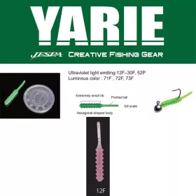   Yarie Amibaits 691 2,3cm 12F Clear Pink Gumowa Przynęta 14szt