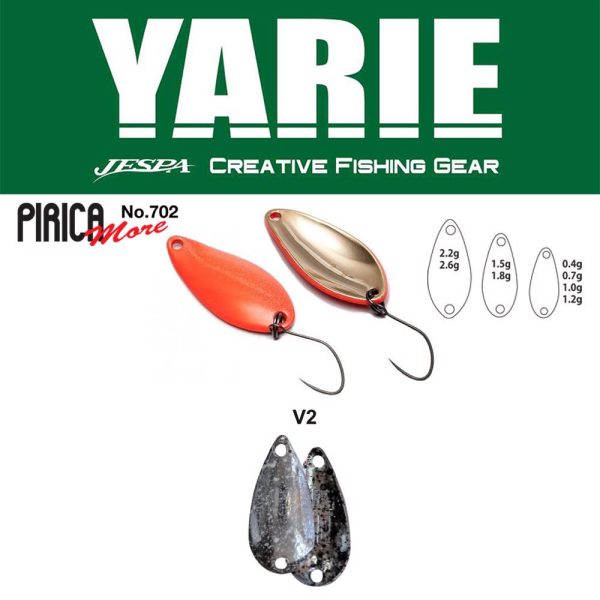 Wahadłówka Yarie 702 Pirica More 1,0gr V2 Naive Silver