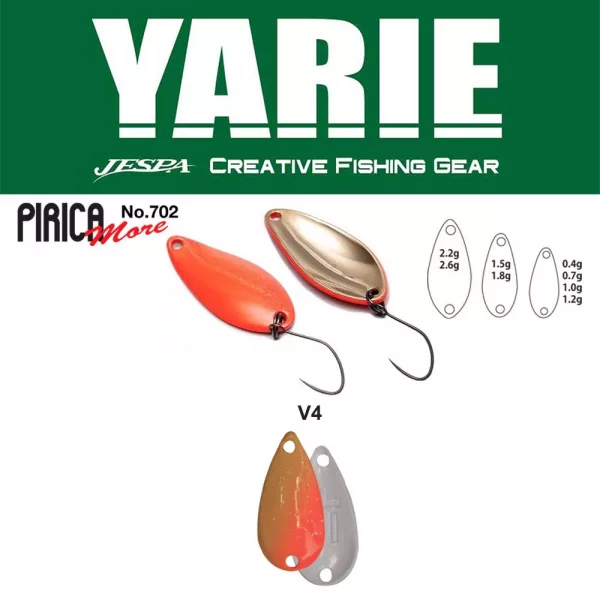 Yarie 702 Pirica More 1,8gr V4 MG Ice Błystka wahadłowa