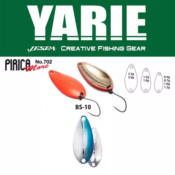 Yarie 702 Pirica More 2,2gr BS-10 Blue/Silver Błystka Wahadłowa