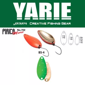   Błystka wahadłowa Yarie 702 Pirica More 2,2gr BS-4 Lime Glitter