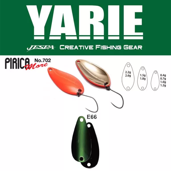 Yarie 702 Pirica More 2,2gr E66 Fits Green Wahadłówka