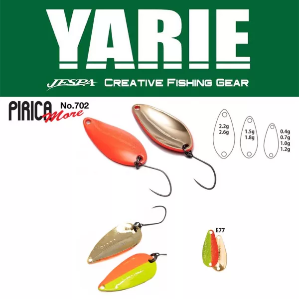 Yarie 702 Pirica More 2,2gr E77 Half Mac Błystka Wahadłowa