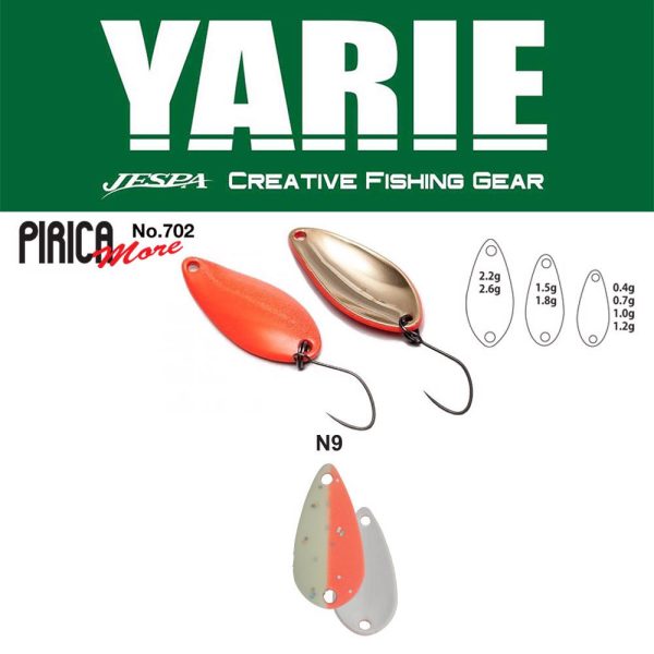 Yarie 702 Pirica More 2,2gr N9 Two By Glow Wahadłówka