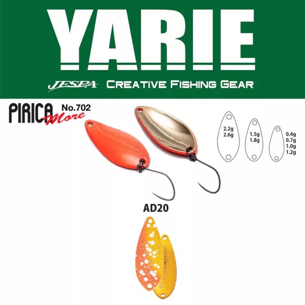 Yarie 702 Pirica More 2,6gr AD20 First Fire Wahadłówka