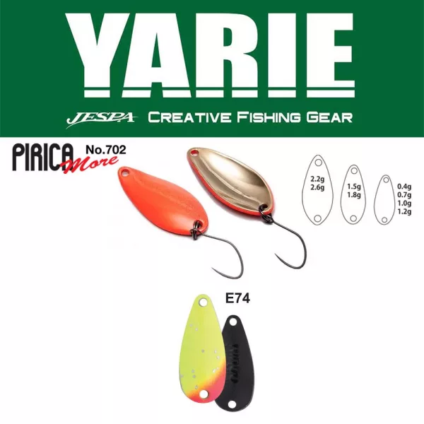 Yarie 702 Pirica More 2,6gr E74 Lemon Squash Wahadłówka