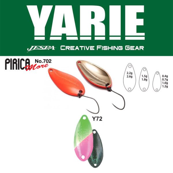 Yarie 702 Pirica More 2,6gr Y72 Green/Pink Wahadłówka