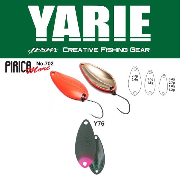 Wahadłówka Yarie 702 Pirica More 2,6gr Y76 Olive/Pink Tail