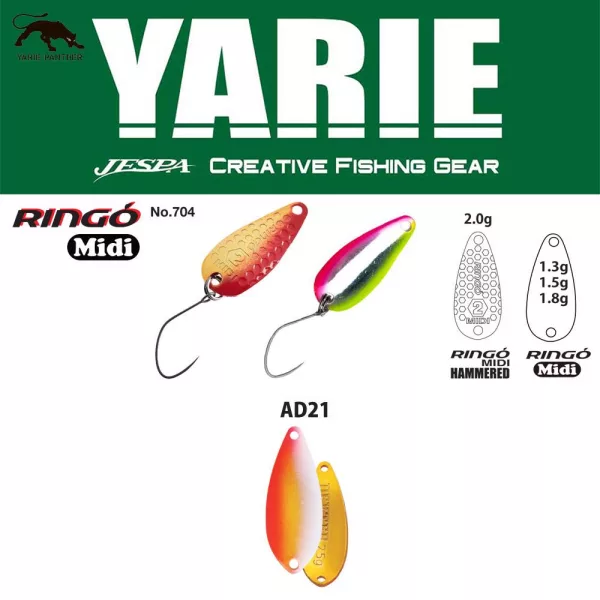 Yarie 704 Ringo Midi 1,8gr AD21 Uzakin Wahadłówka