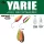 Yarie 704 Ringo Midi 1,8gr E65 Second Lemon Błystka Wahadłowa