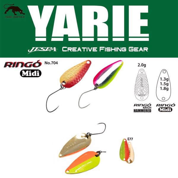 Yarie 704 Ringo Midi 1,8gr E77 Half Mac Wahadłówka