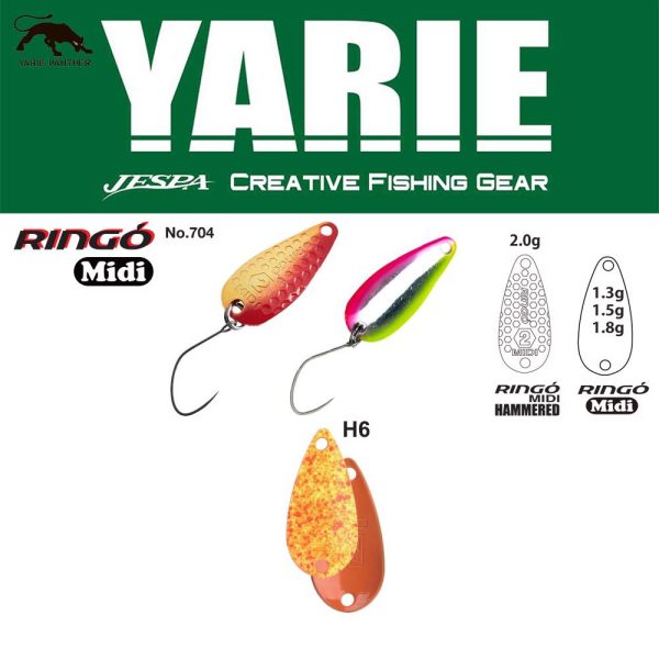 Yarie 704 Ringo Midi 1,8gr H6 Daidai Squash Kanál Villantó