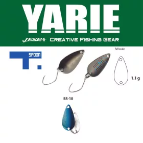 Yarie 706 T-Spoon 1,1gr BS10 Blue/Silver Wahadłówka
