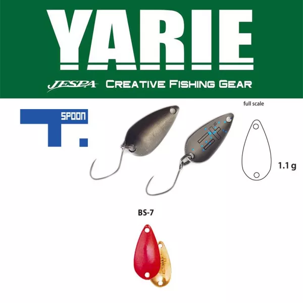 Yarie 706 T-Spoon 1,1gr BS7 Candy Pink Wahadłówka