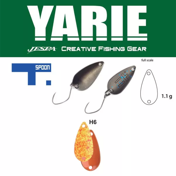 Yarie 706 T-Spoon 1,1gr H6 Daidai Squash Wahadłówka