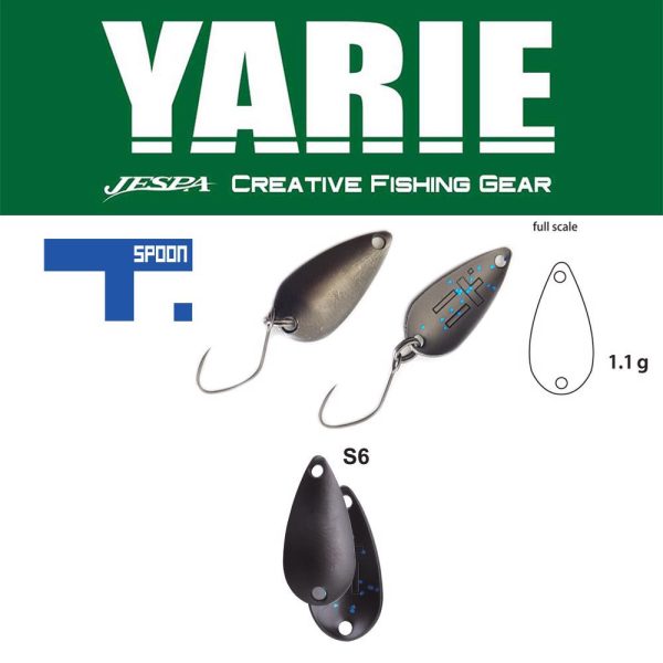 Yarie 706 T-Spoon 1,1gr S6 Ganmeta Jewel Spoon Lure