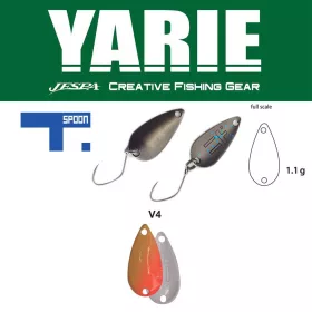 Yarie 706 T-Spoon 1,1gr V4 MG Ice Wahadłówka