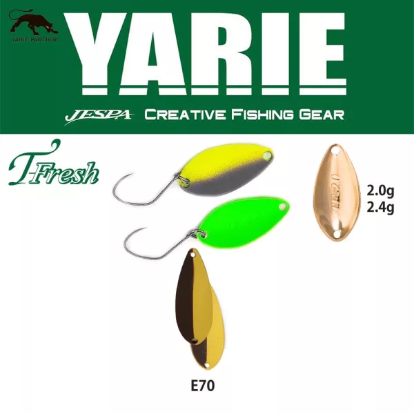 Yarie 708T T-Fresh 2,4gr E70 Pudding Łyżka Błystka