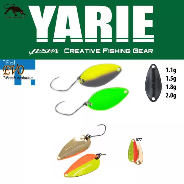 Błystka wahadłowa Yarie 708T T-Fresh 2,4gr E77 Half Mac