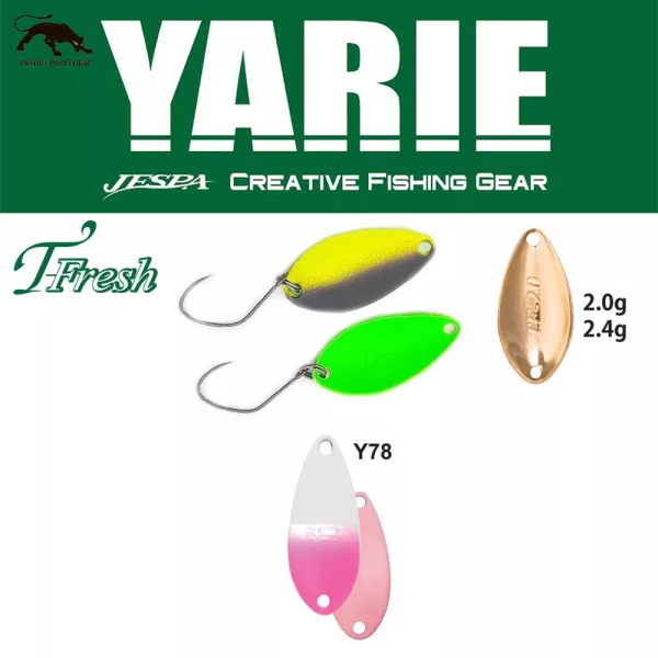 Yarie 708T T-Fresh 2,4gr Y78 Shiropino Wahadłówka