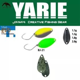 Yarie 710T T-Fresh Evo 1,1gr BJ-21 Edamame Łyżka Błystka