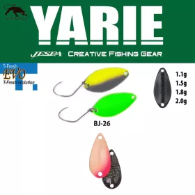   Yarie 710T T-Fresh Evo 1,5gr BJ-26 Noriko Błystka Wahadłowa