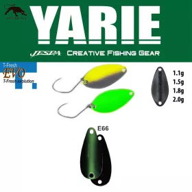   Yarie 710T T-Fresh Evo 1,5gr E66 Fits Green Błystka wahadłowa