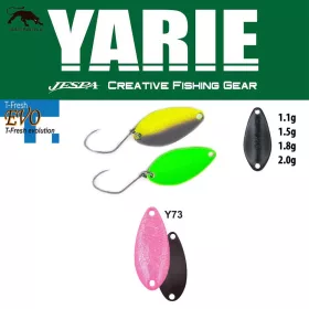   Yarie 710T T-Fresh Evo 1,5gr Y73 Pink Holo Błystka Wahadłowa
